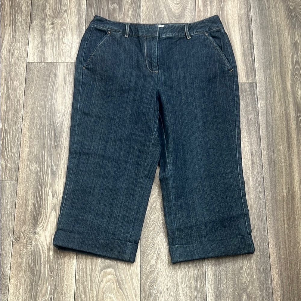 Talbots Petite Stretch Denim Capris